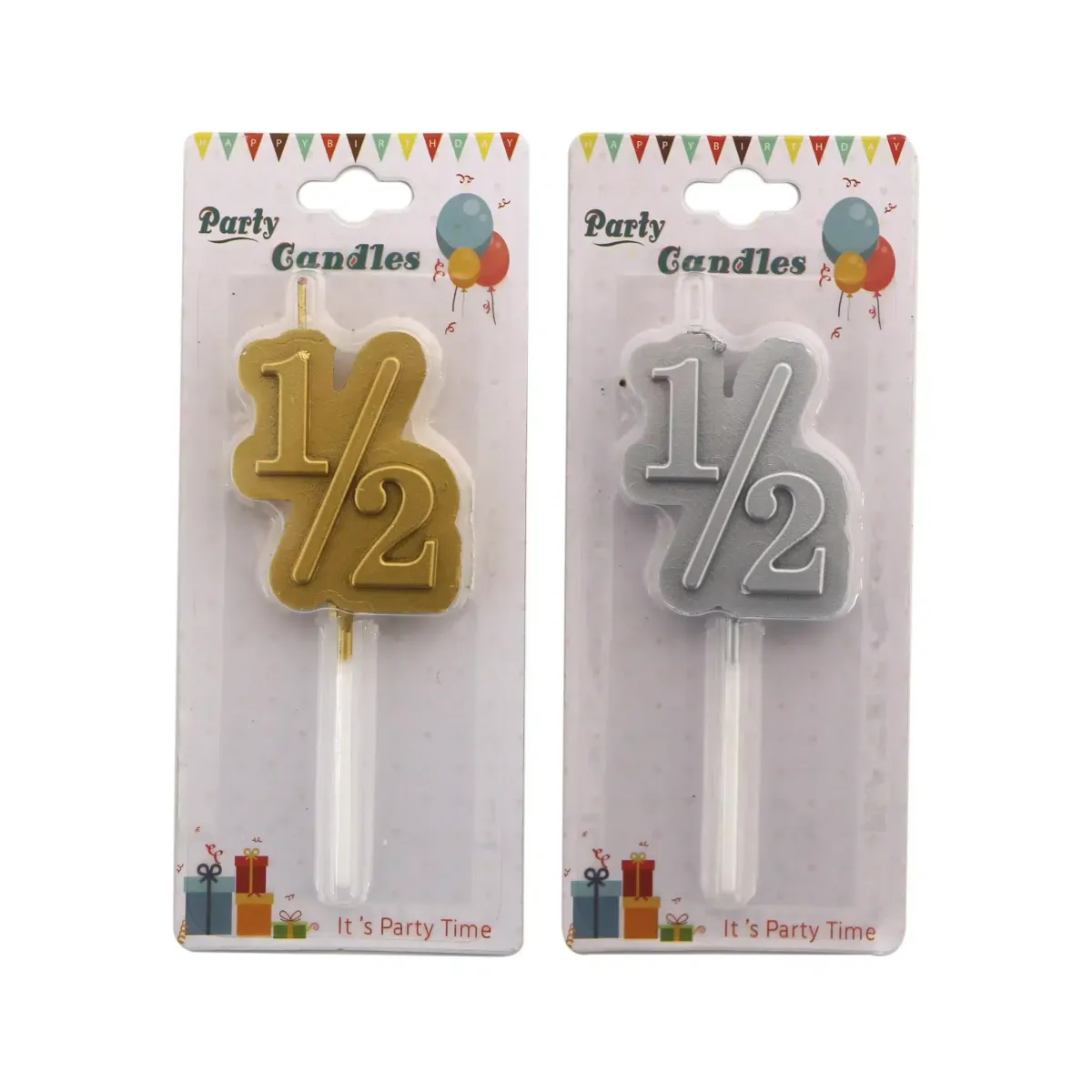 Number 1 and 2 Candles – Celebrate Milestones with Sparkle!