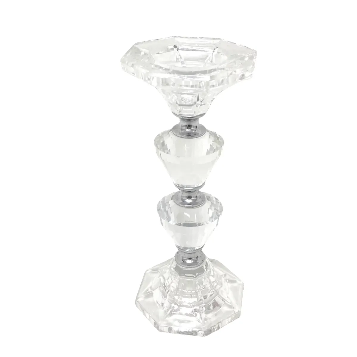 Crystal Mid Metal Candle Holder Souvenir