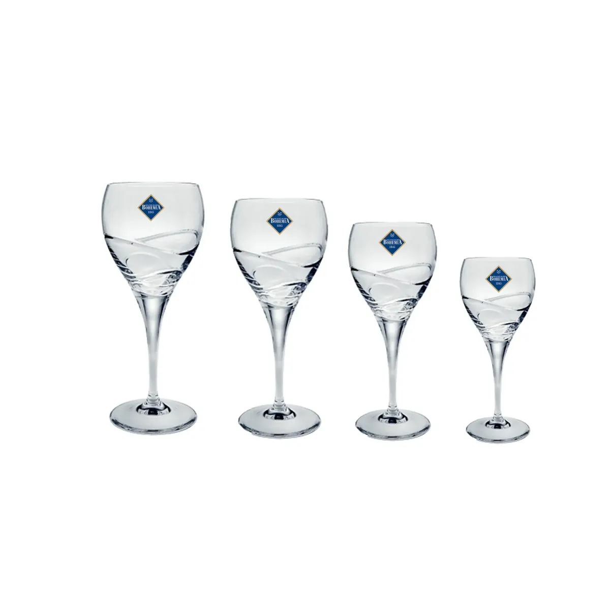 Bohemia Crystal Goblet with Legs