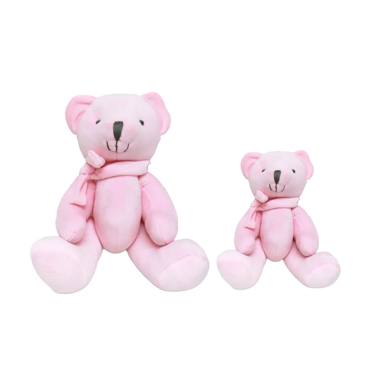 Soft Pink Plush Bear – Adorable Cuddle Buddy