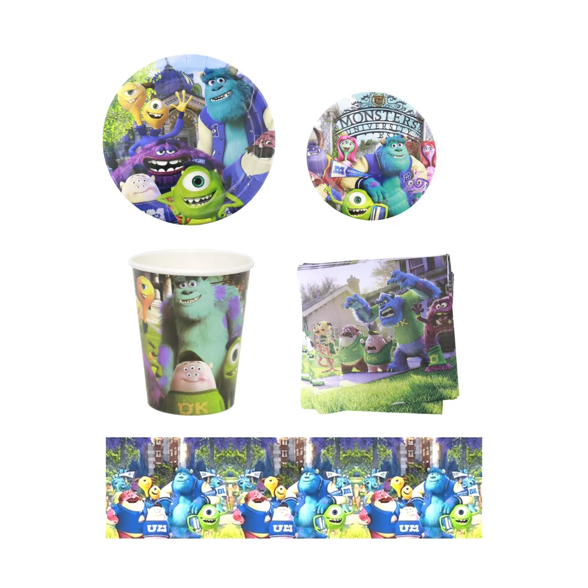 Monsters Inc Cutlery Set – Kids Party Tableware