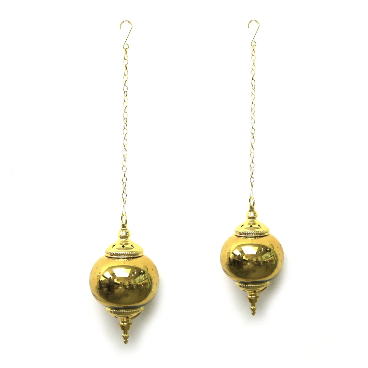 Golden Glow: LED Hanging Lanterns for Elegant Ramadan Decoratives
