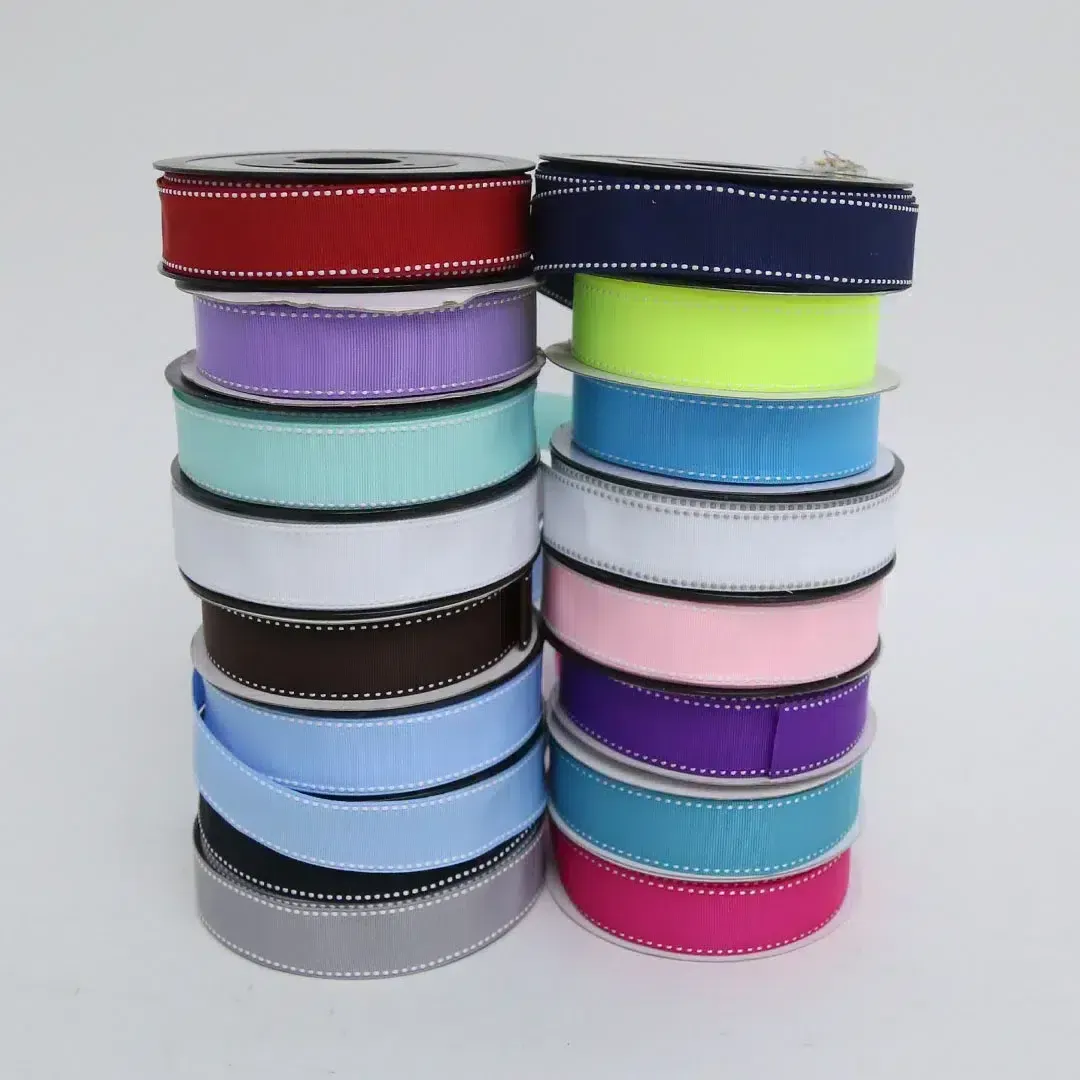 Stitched Grosgrain Ribbon