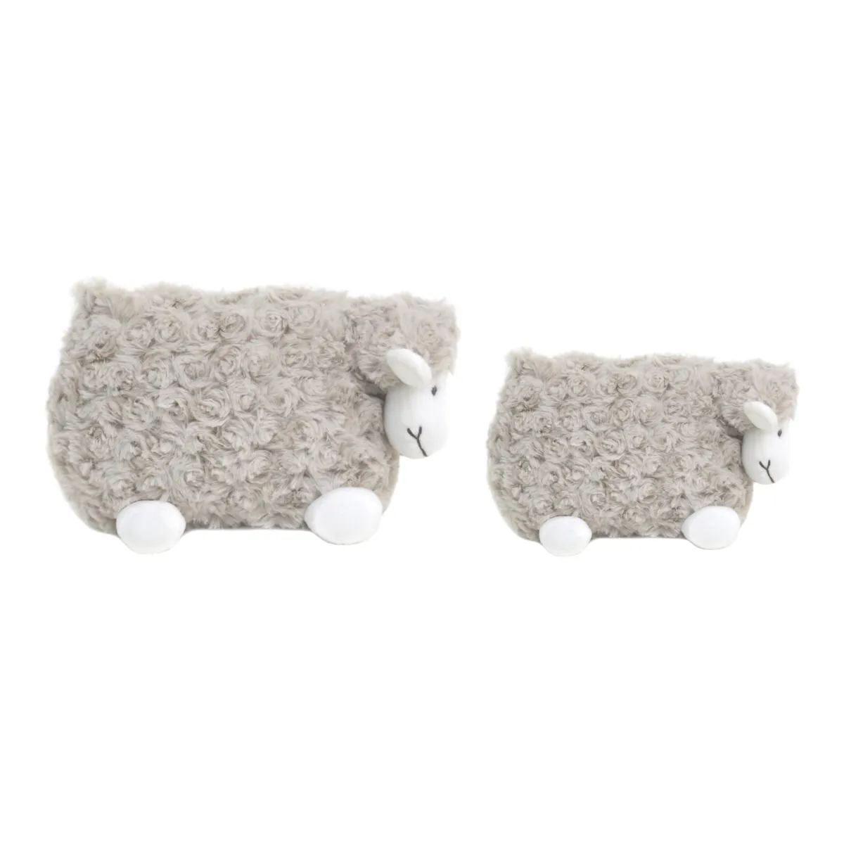 Fluffy Beige Sheep Plush Toys – Ultra-Soft Stuffed Animals, Cuddly Nursery Decor, Perfect Gift for Kids and Collectors
