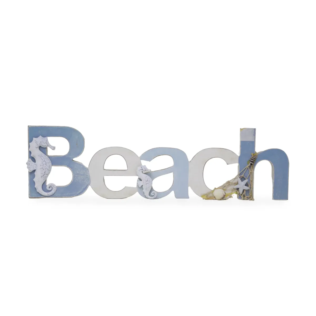 Beach Wooden Decoration – Coastal Word Décor