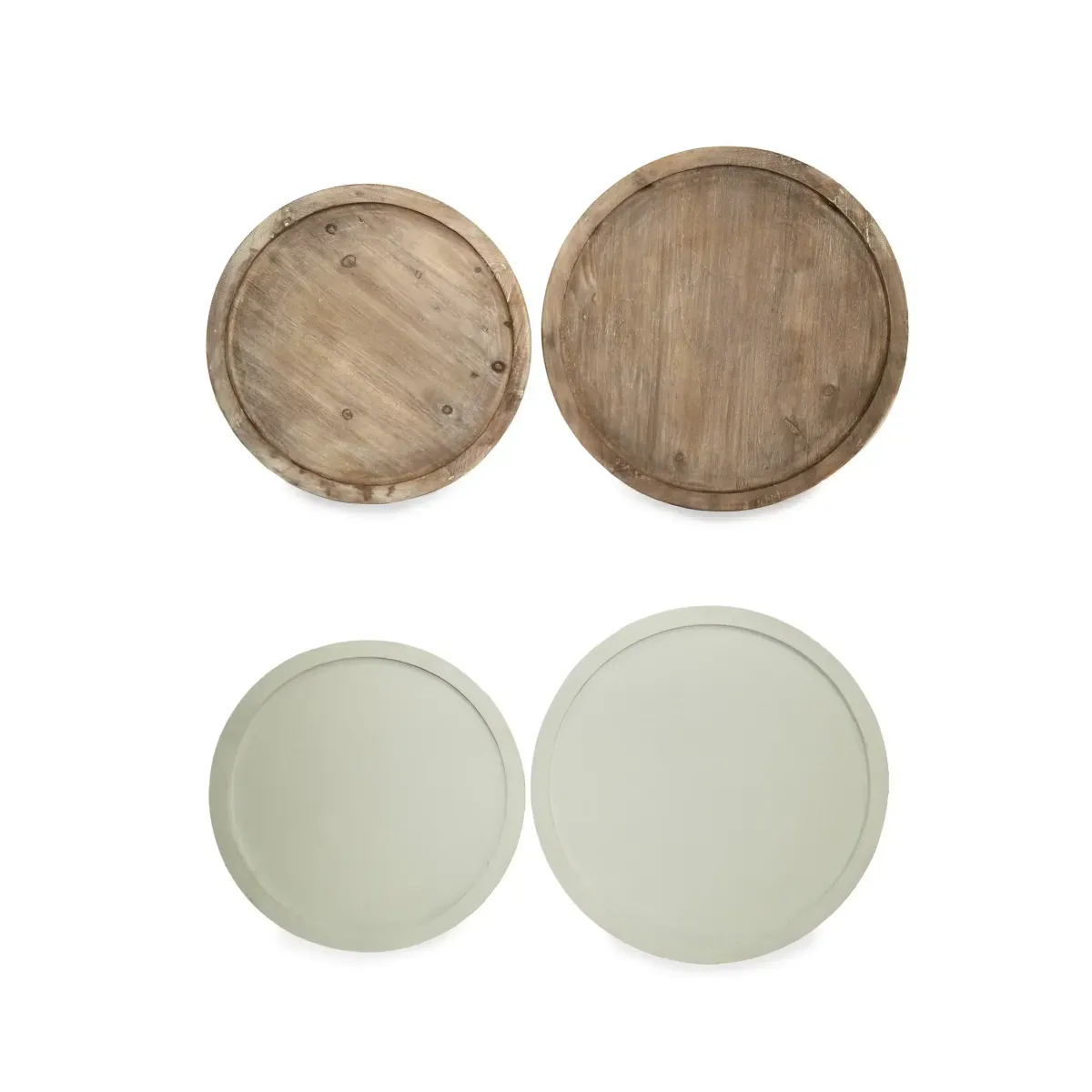 Round Wooden Tray