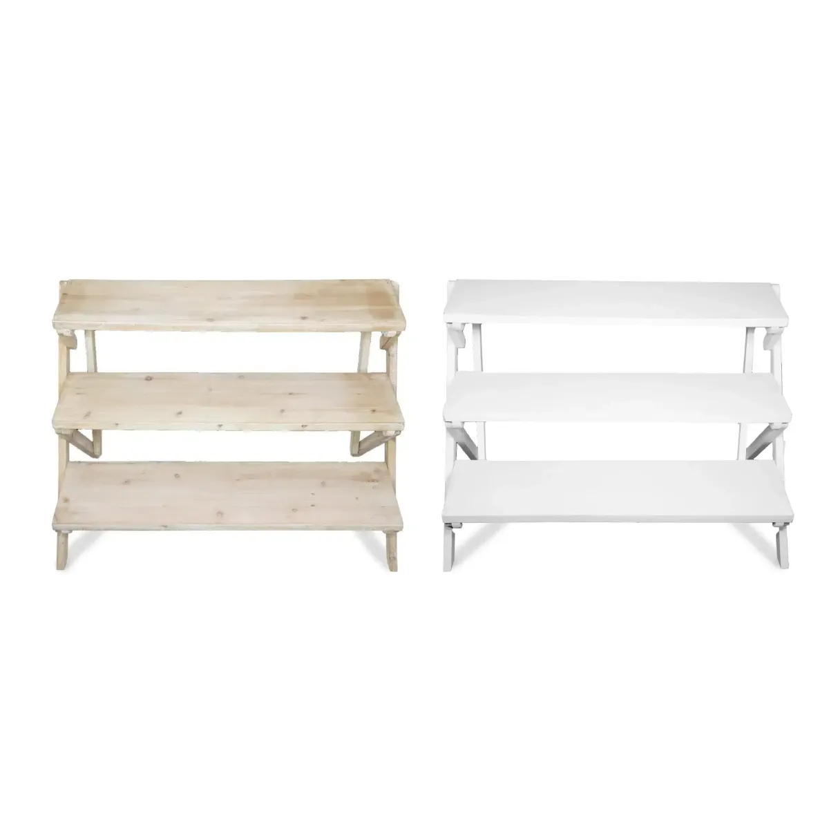 3 Steps Ladder Wood Stand