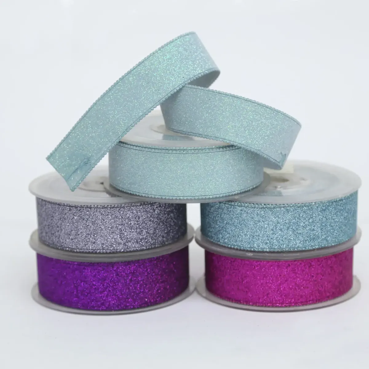 Glittered Leather Ribbon