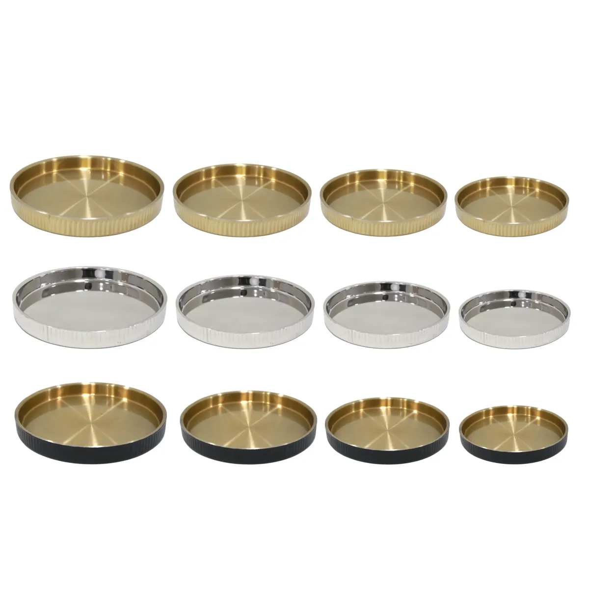 Double Wall Round Tray