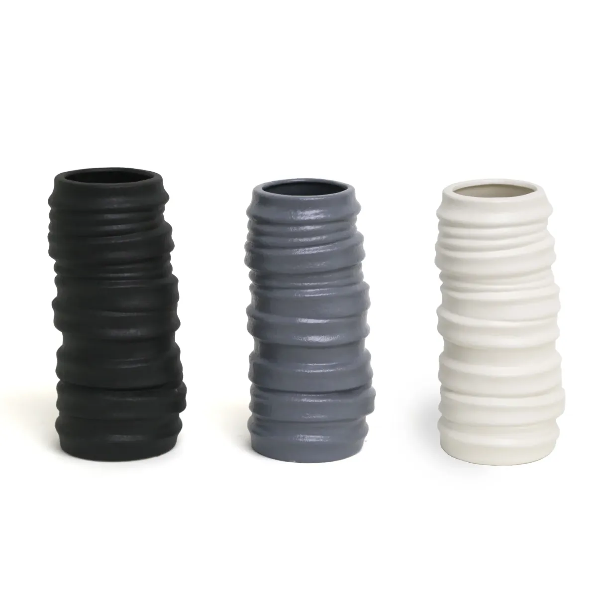 Cylinder Corrugated Vase