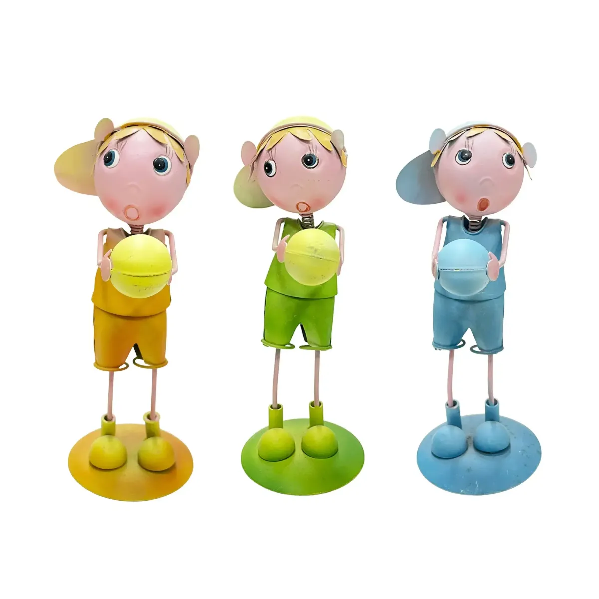 Metal Boy Figurines