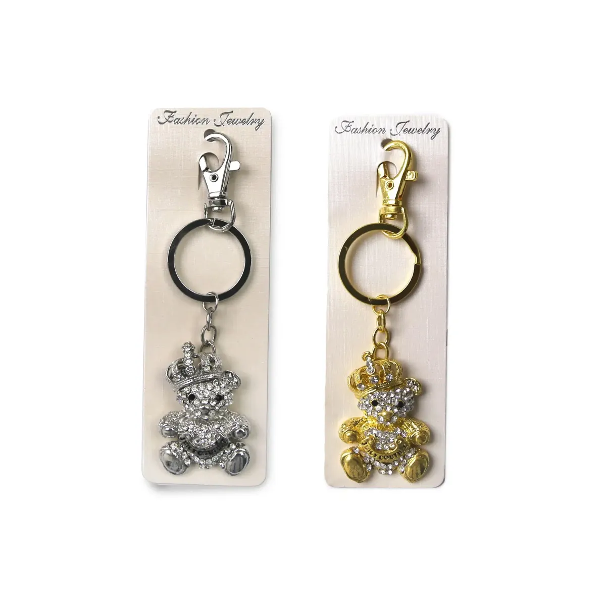Strassed King Bear Key Chain