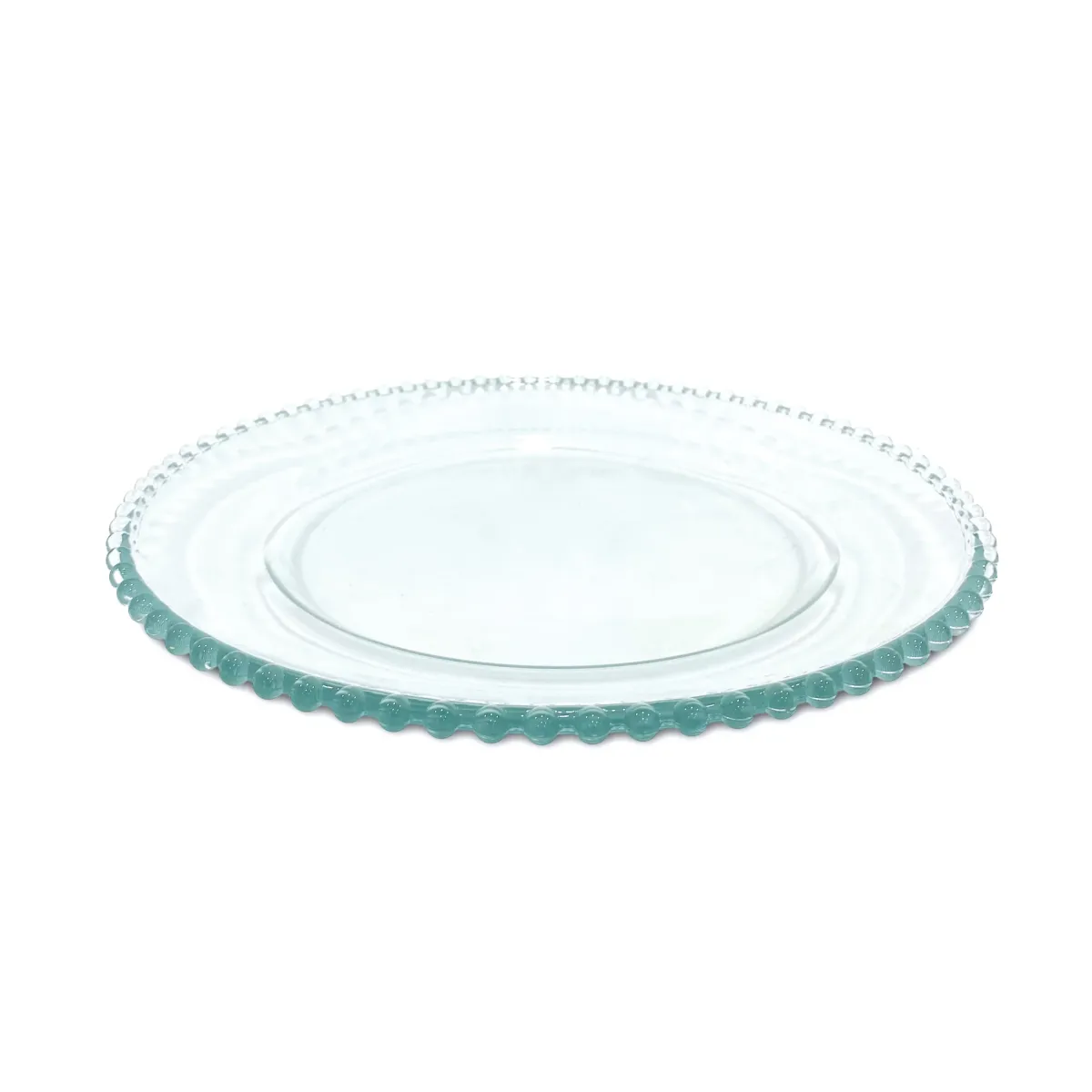 Round Rim Clear Plate