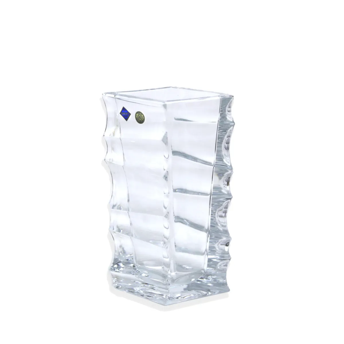 Transparent Crystal Bohemia Sail Vase – Elevate Your Decor with Timeless Elegance!