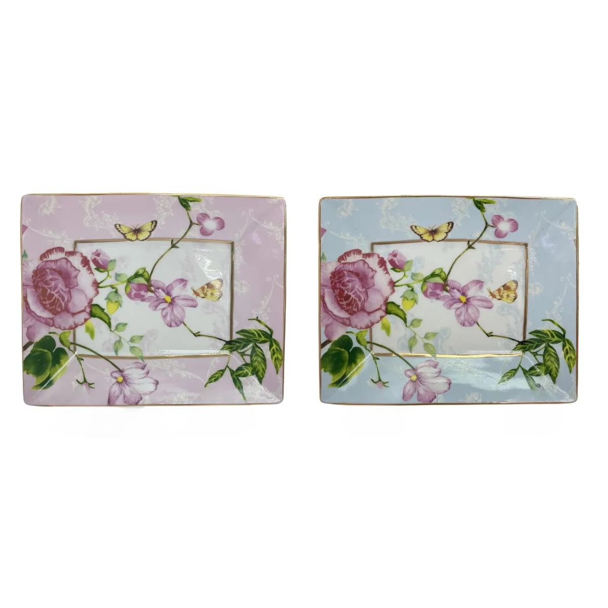 Flowered Pattern Plate