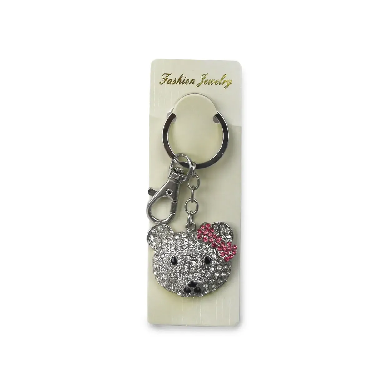 Strassed Hello Kitty Head Key Chain