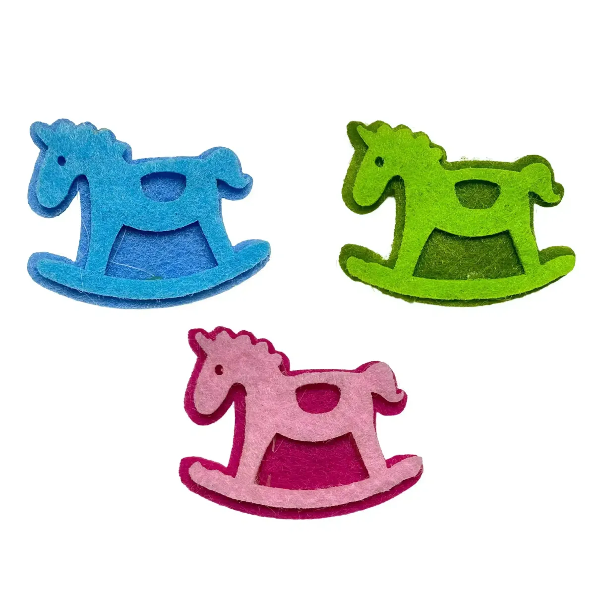 Horse Shape Felt Motif