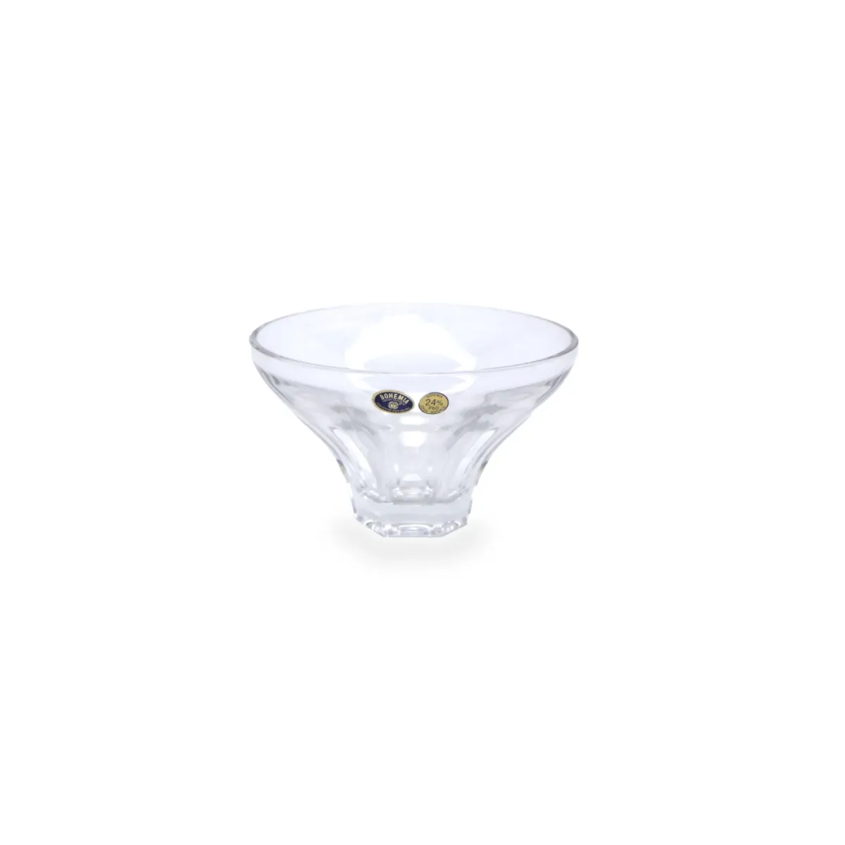 Bohemia Crystal Serving Bowl Transparent