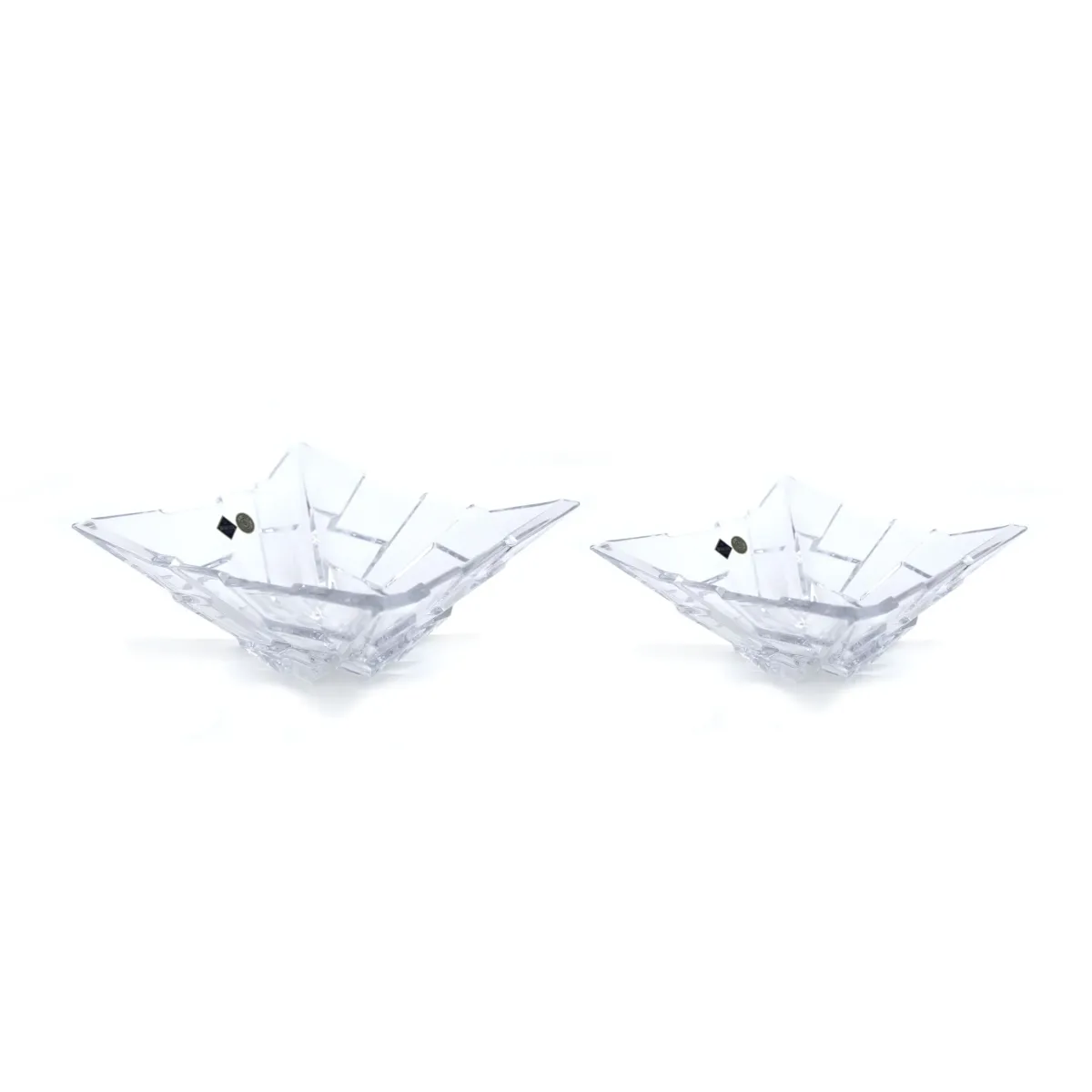 Transparent Crystal Bohemia Sydney Bowl – Sculpted Elegance for Your Home!
