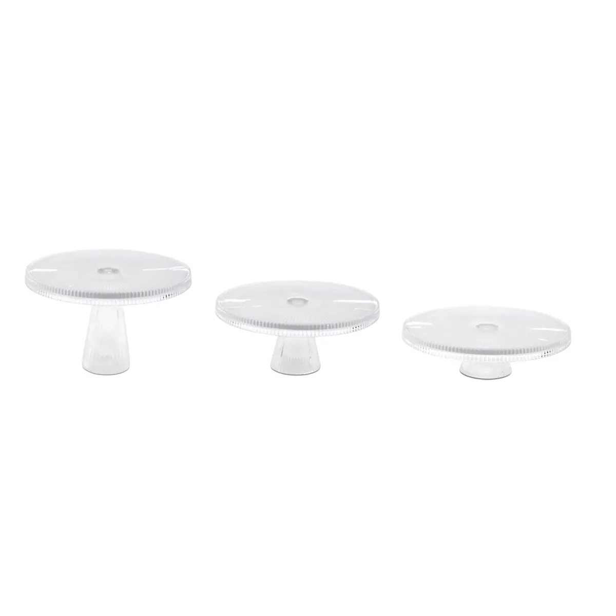 Clear Glass Cake Stand