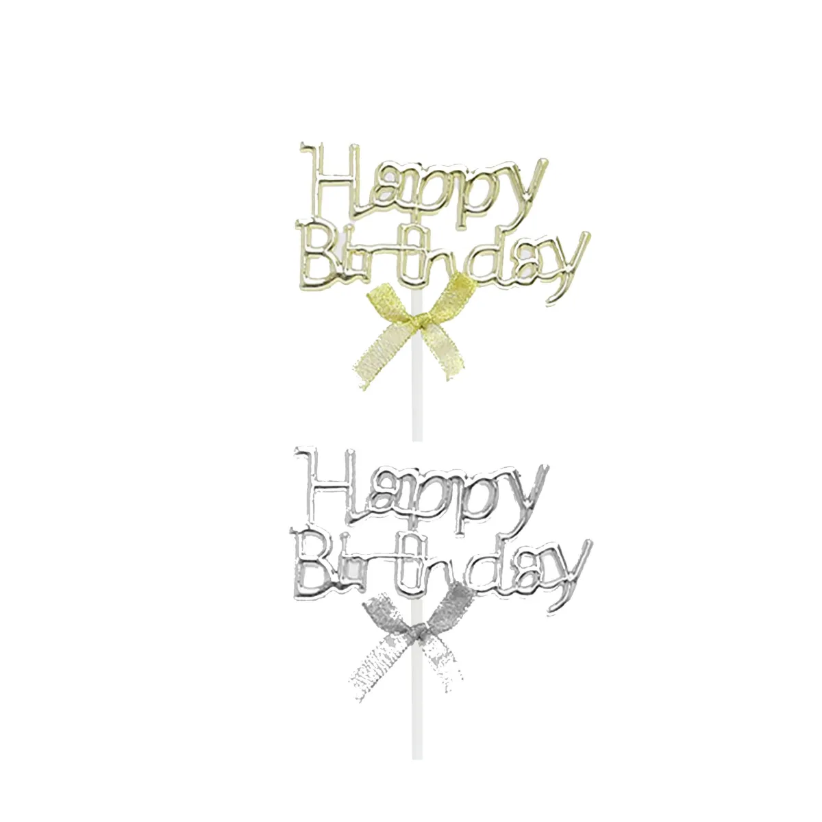 “Happy Birthday” Plexi Cake Topper – Celebrate in Style!