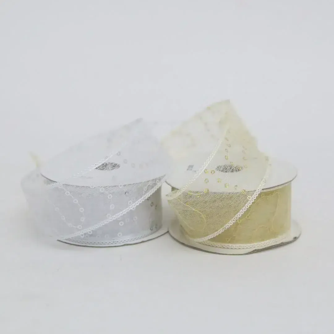Payette Stitched Organza Ribbon