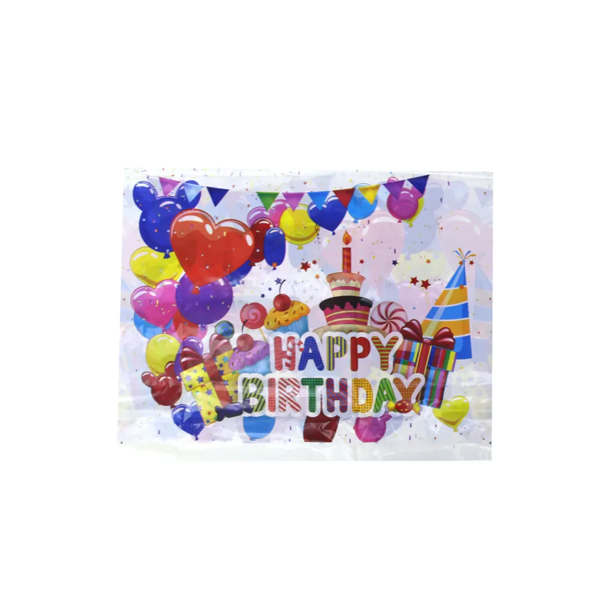 “Happy Birthday” Table Cover – Set a Festive Scene for Your Celebration!