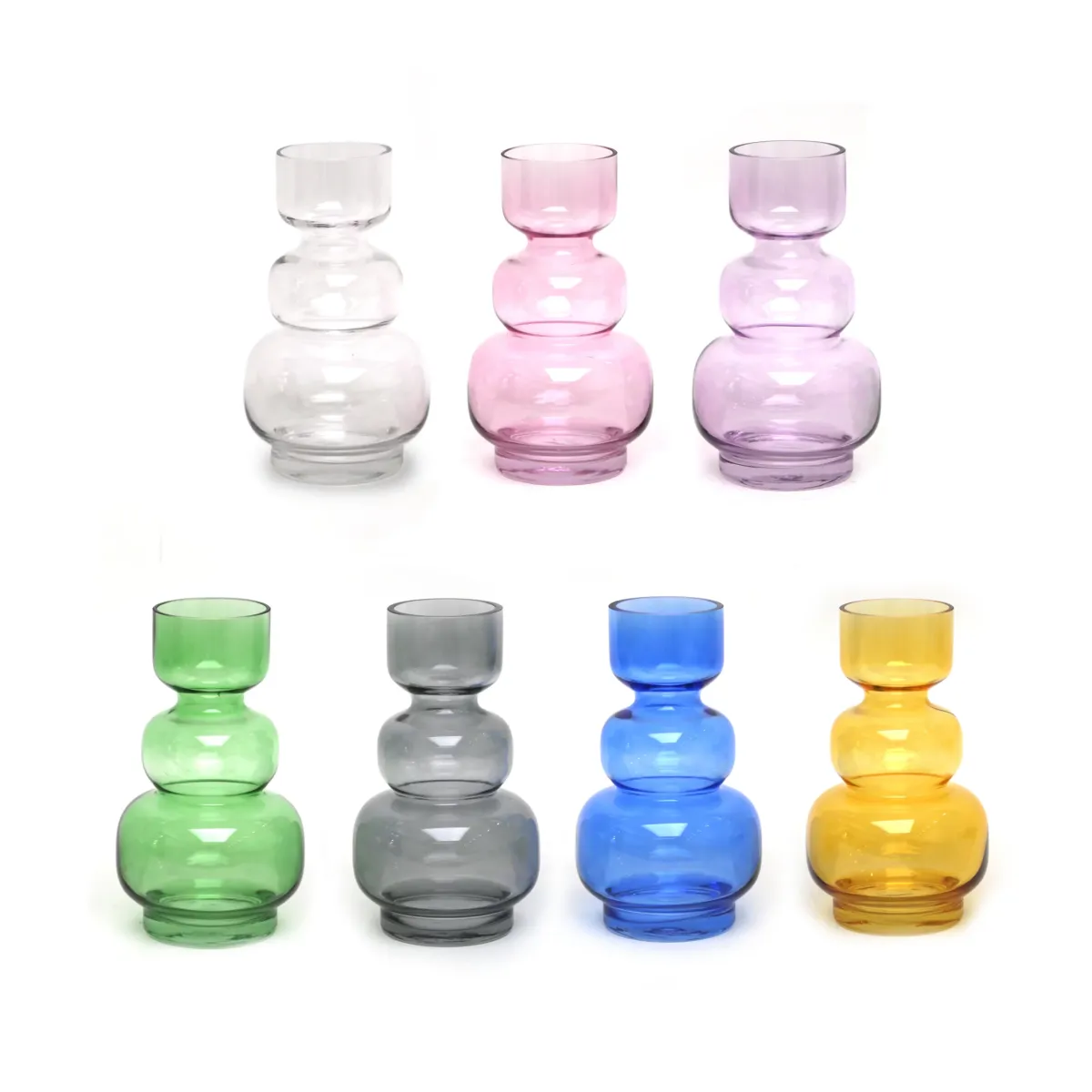 Decorative Modern Glass Vase – Sleek Contemporary Accent