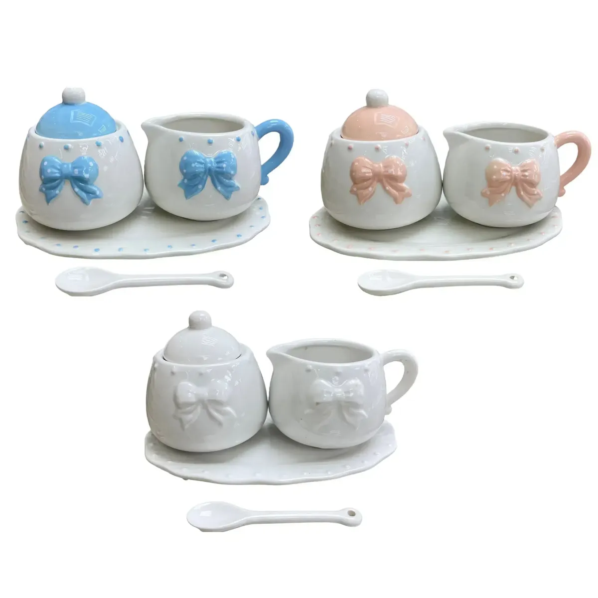 Dots & Nodes Design Milk & Sugar Set