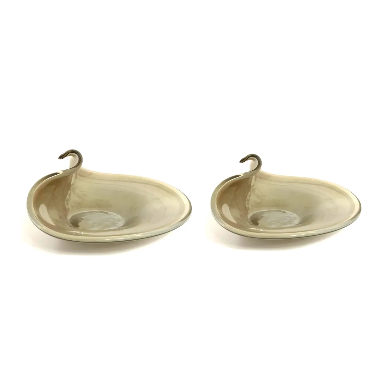 Champagne One Side Twisted Aladdin Bowl