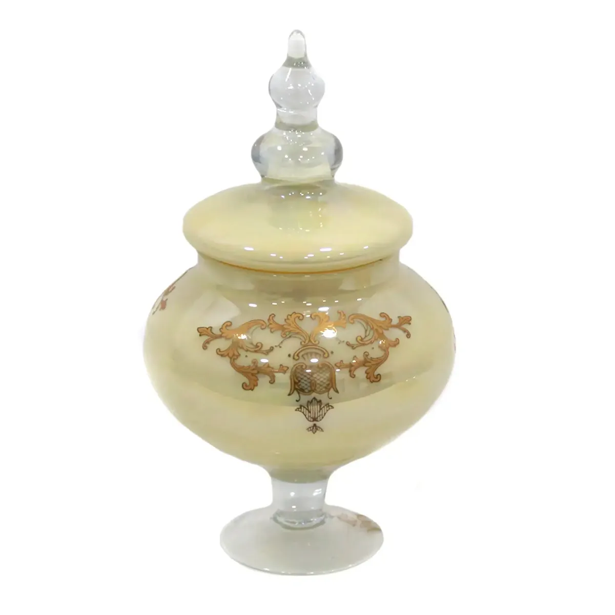 Fragonard Flowers Crème Bonbonnière – Elegant Porcelain Trinket Box