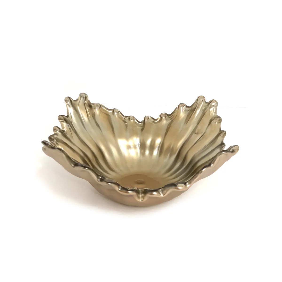 Grey And Gold Milord Bowl