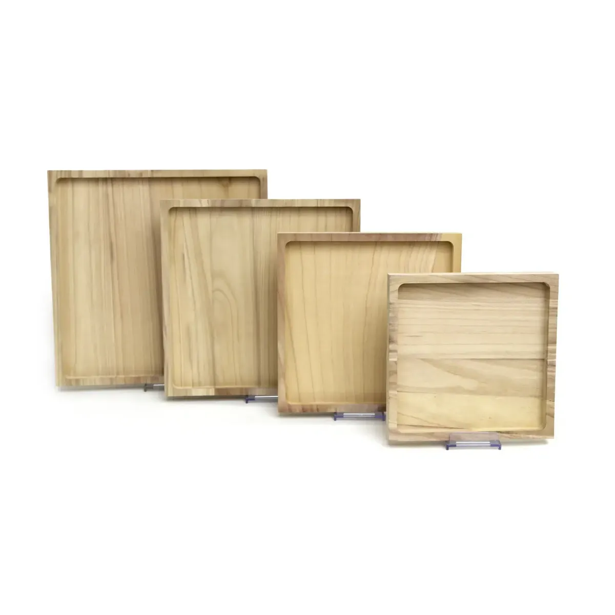 Natural Square Wooden Tray