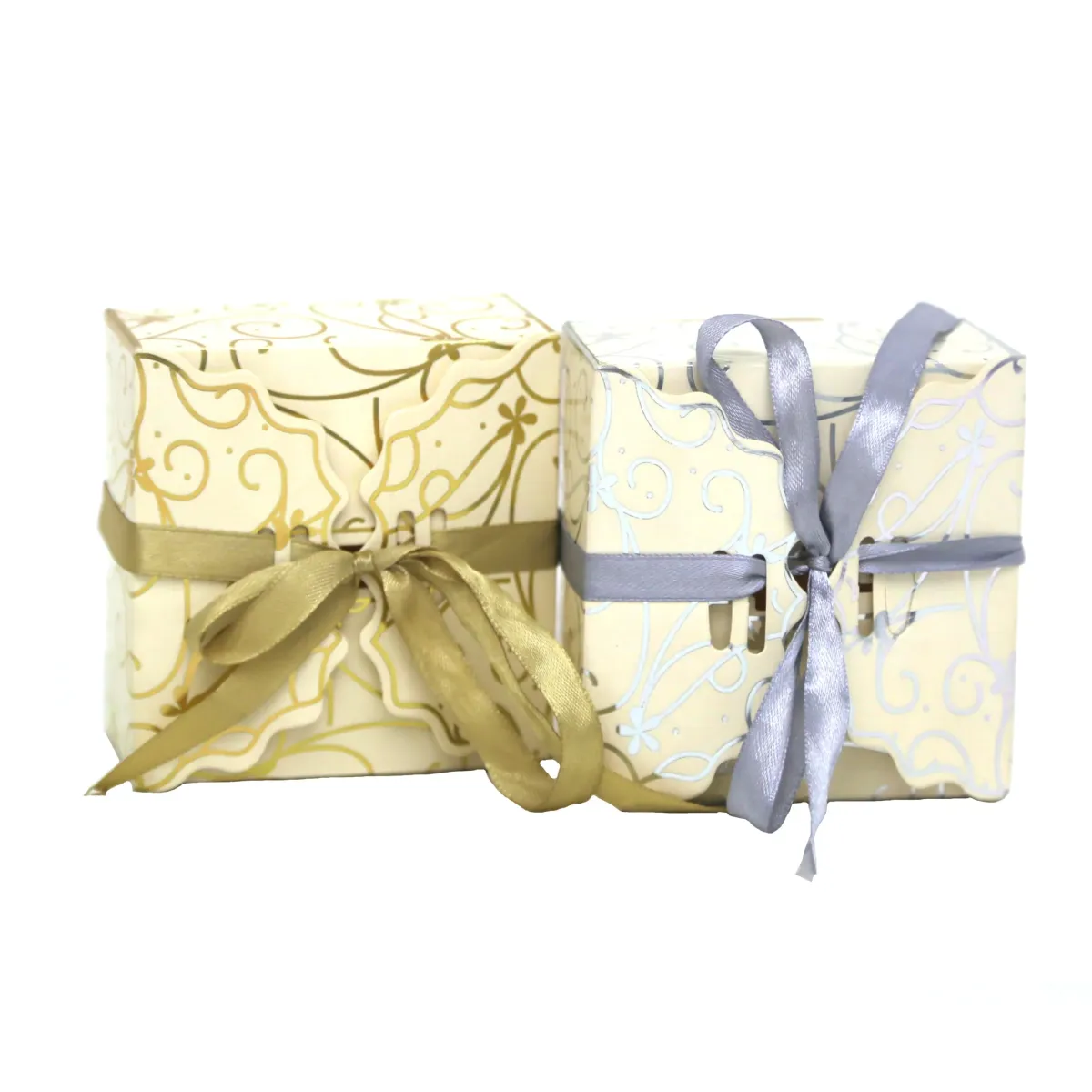 Carton Box With Satin Ribbon