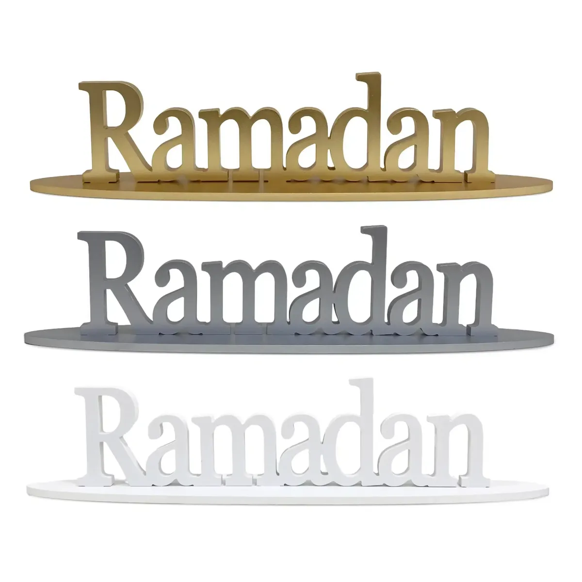 “Stylish ‘Ramadan’ Wooden Lettering Decor – Modern Elegance for Ramadan Celebrations”