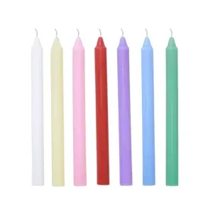 Colored Straight Scented Candles 23cm 4 Piece Pack