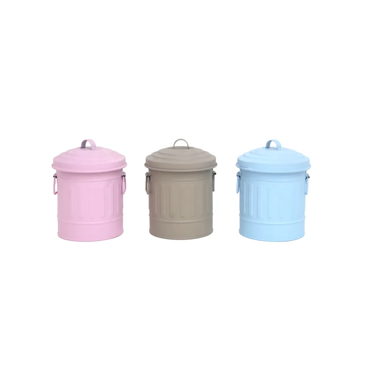 Round Trash Can With Cover