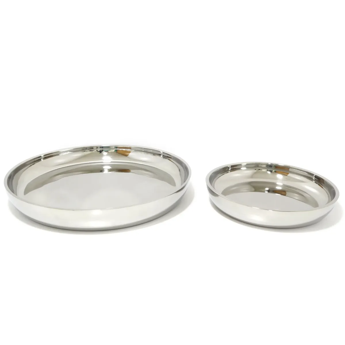 Silver Round Wall Snail Tray