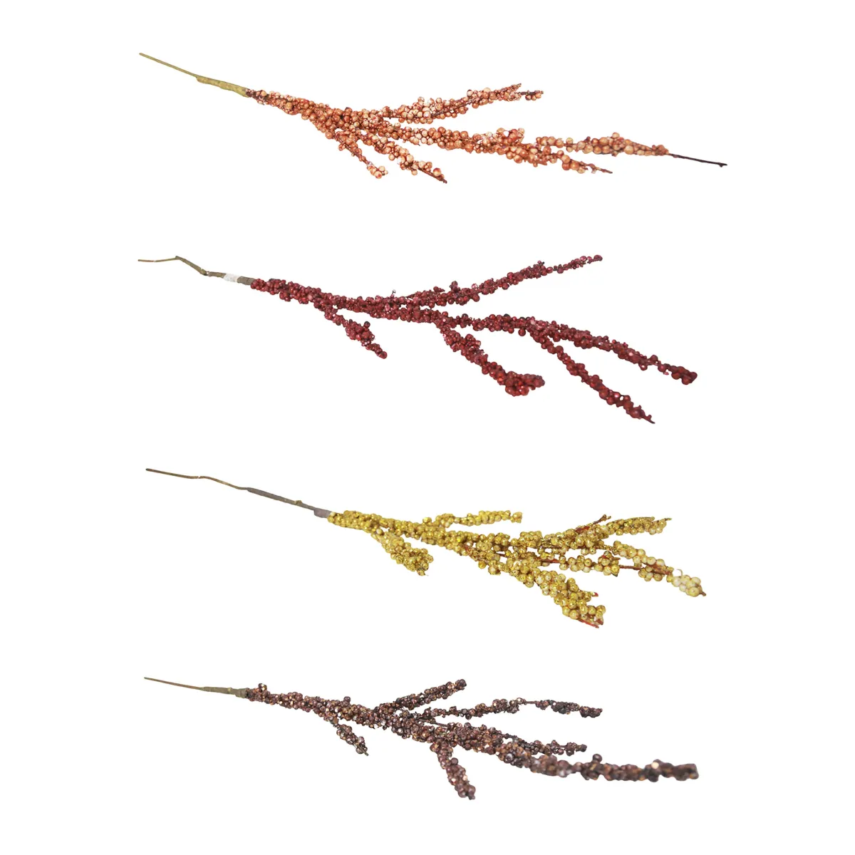 Assorted Glittered Berry Branch