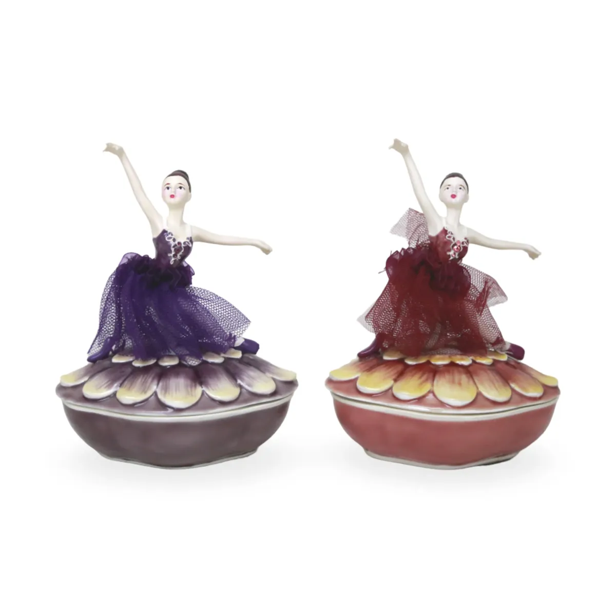 Ballerina On Ring Holder Box