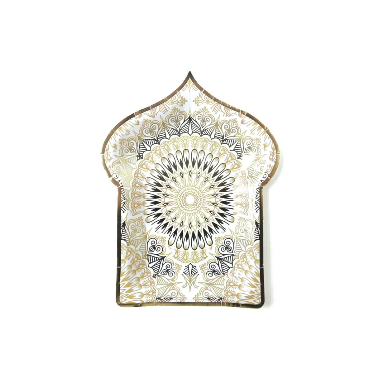 Islamic Dome Paper Plates Eid Ramadan Tableware