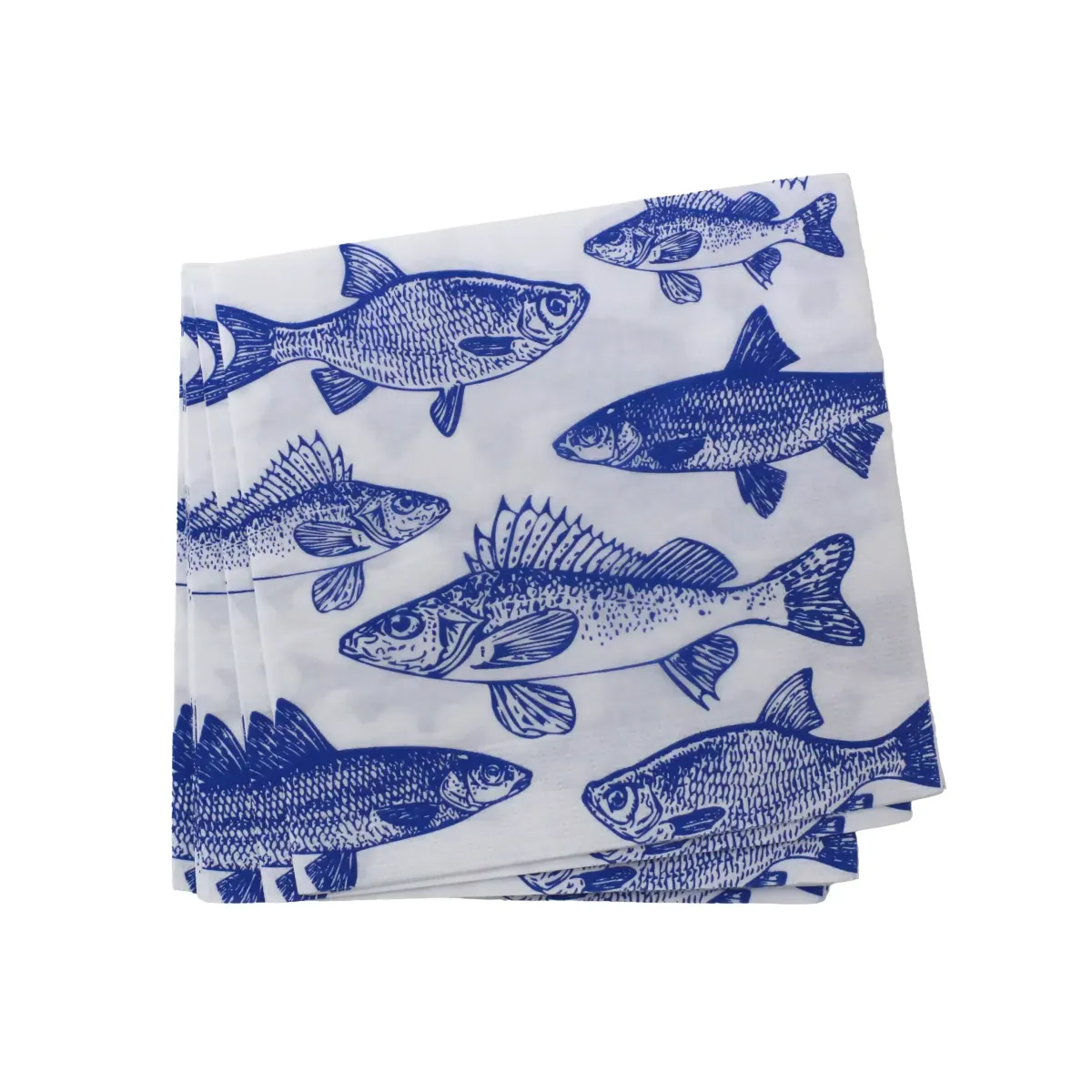 Blue Fish Napkin – 20×20 cm Beach Theme Tableware