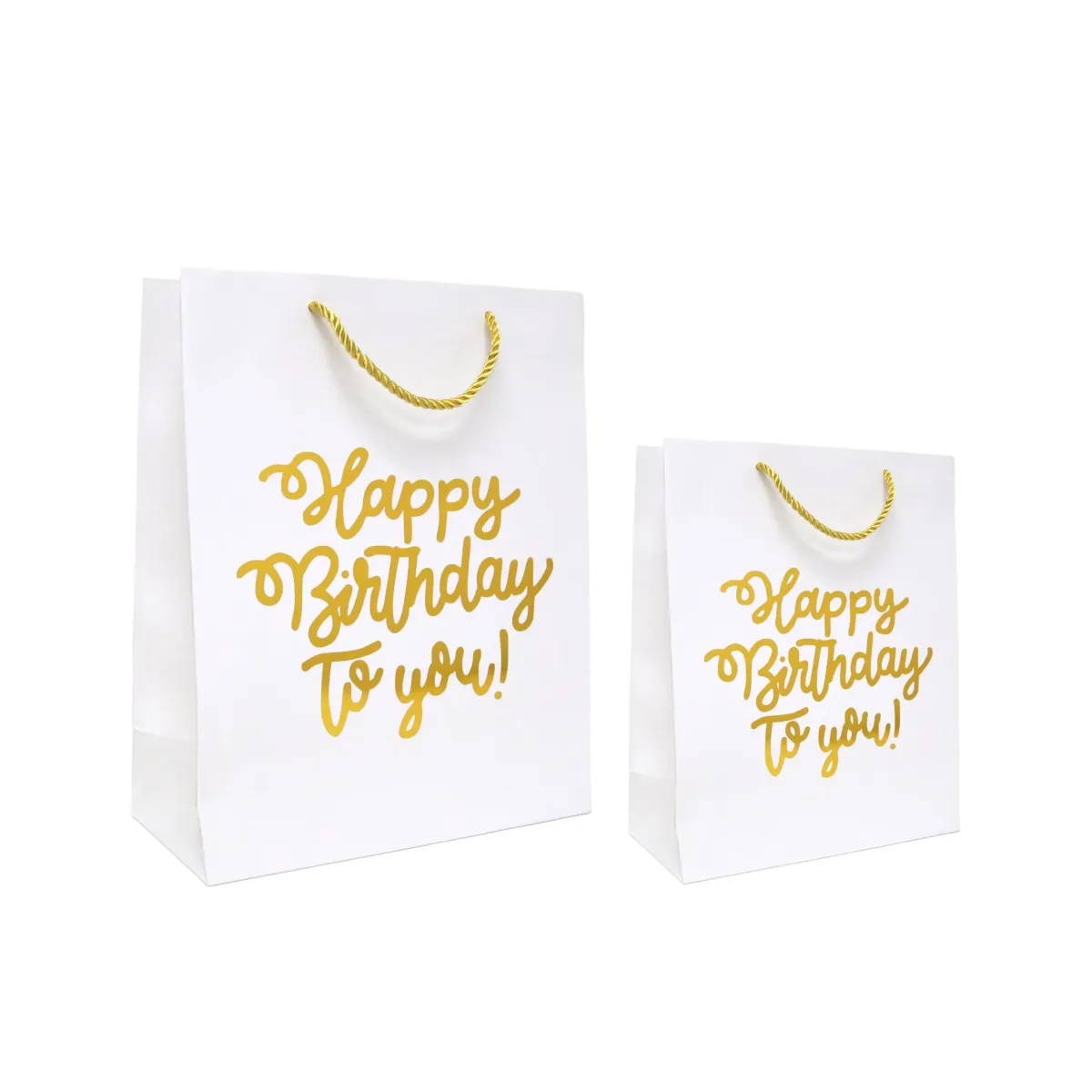 “Happy Birthday To You” White Carton Bag