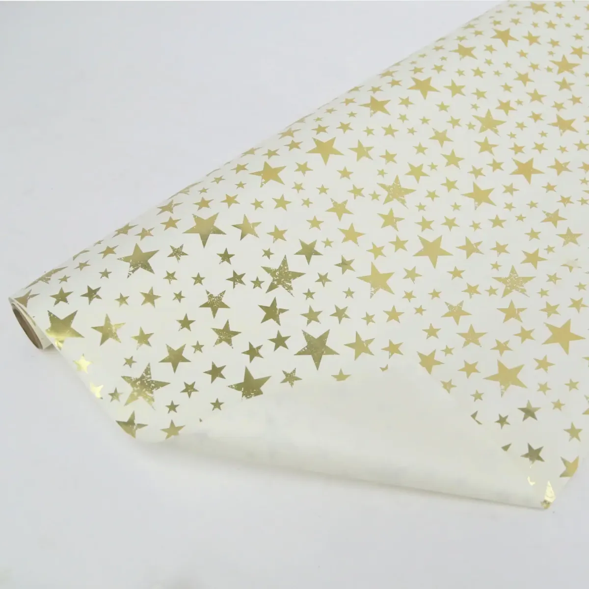 Golden Star Wrapping Paper