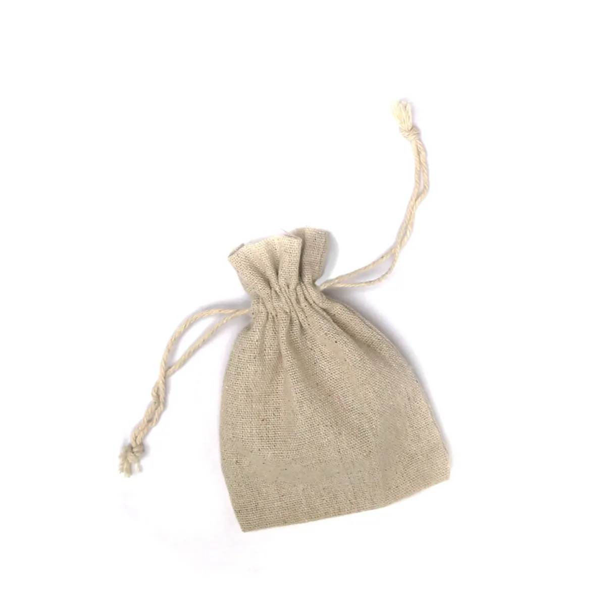 Beige Linen Bag