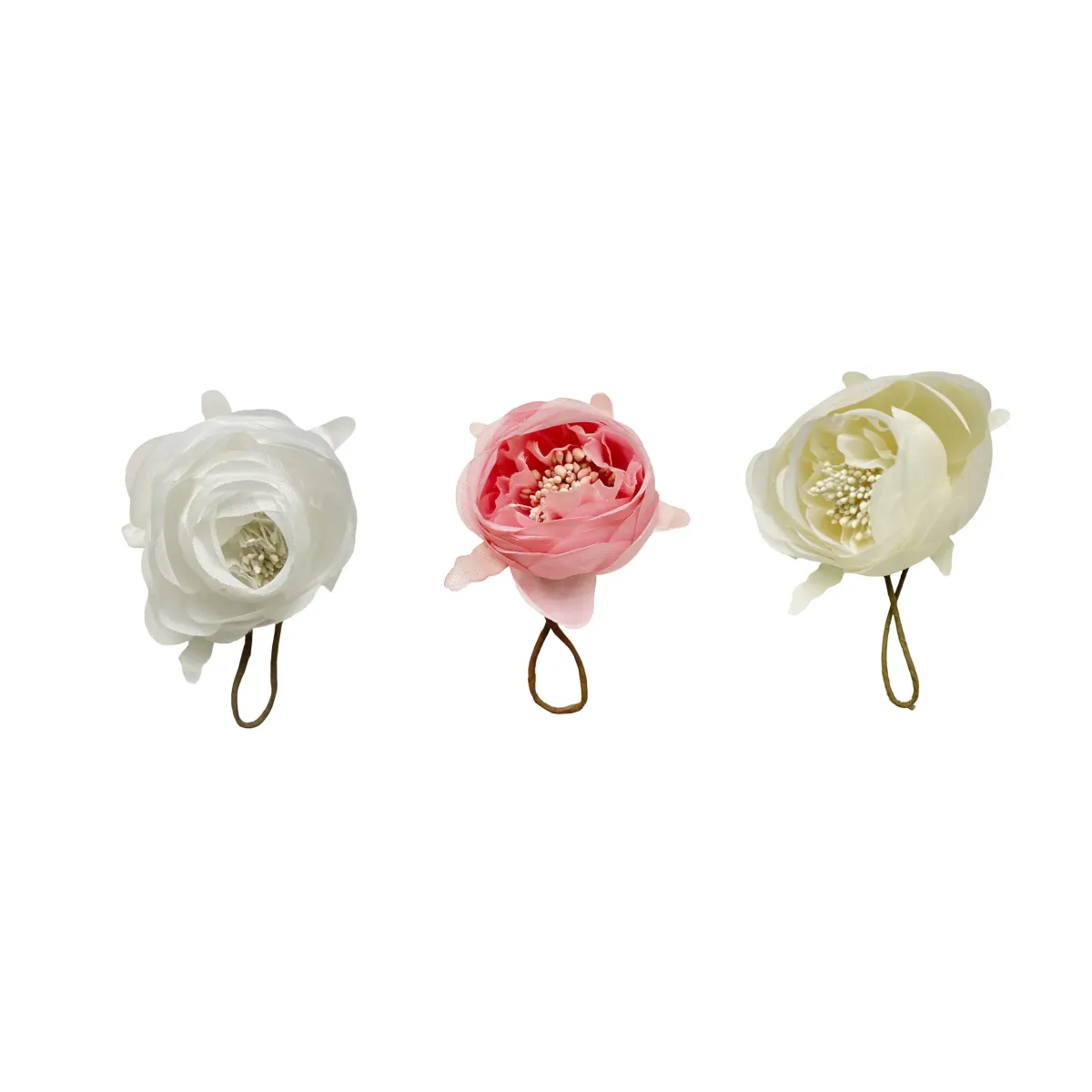 Mini Peony Floral Motif – Decorative Craft Applique