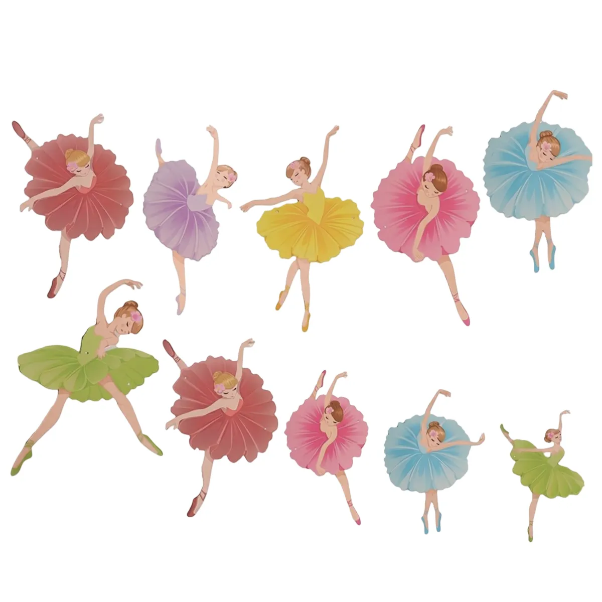 Dancing Ballerina Paper Banner – Party Decoration