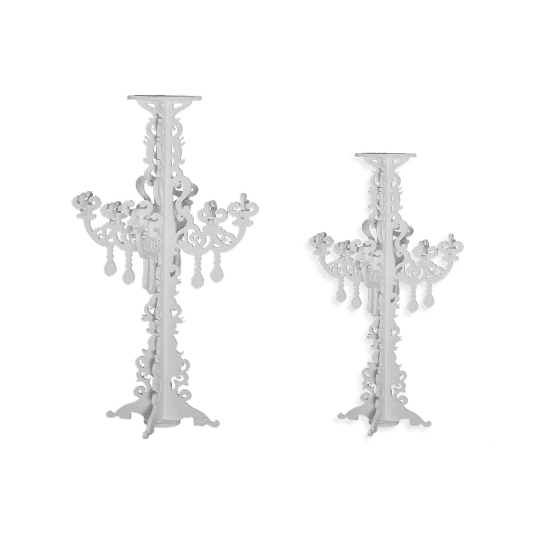 Gypsum Chandelier Stand – Elegant Home Accent