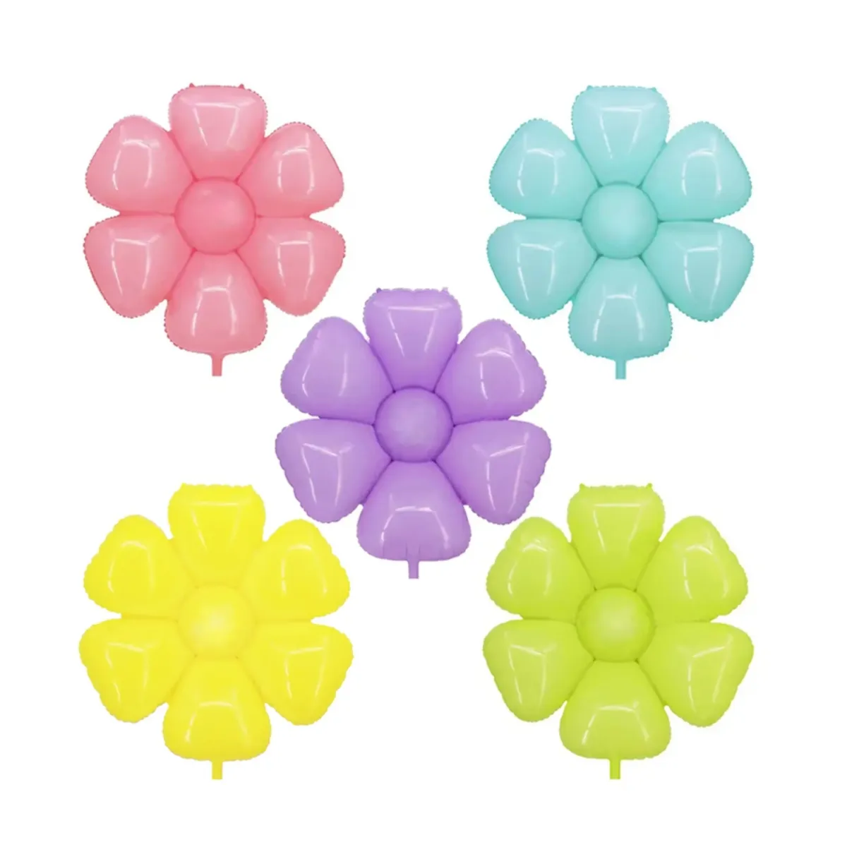 Pastel Flower Foil Balloon – Charming & Dreamy Decoration