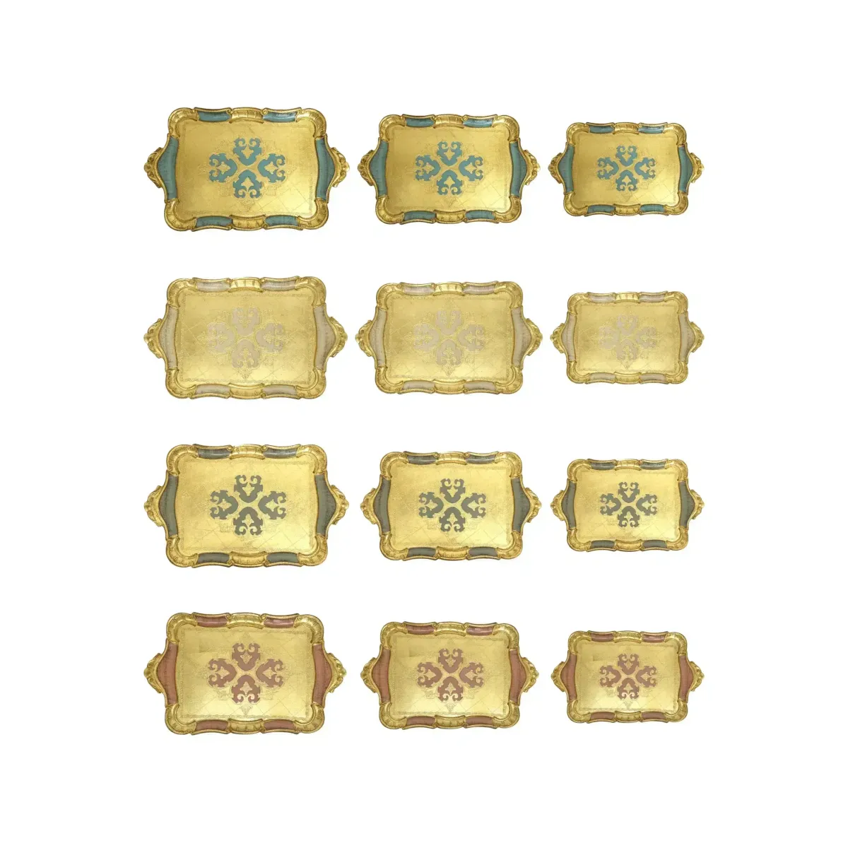 Handed Rectangle Vintage Tray